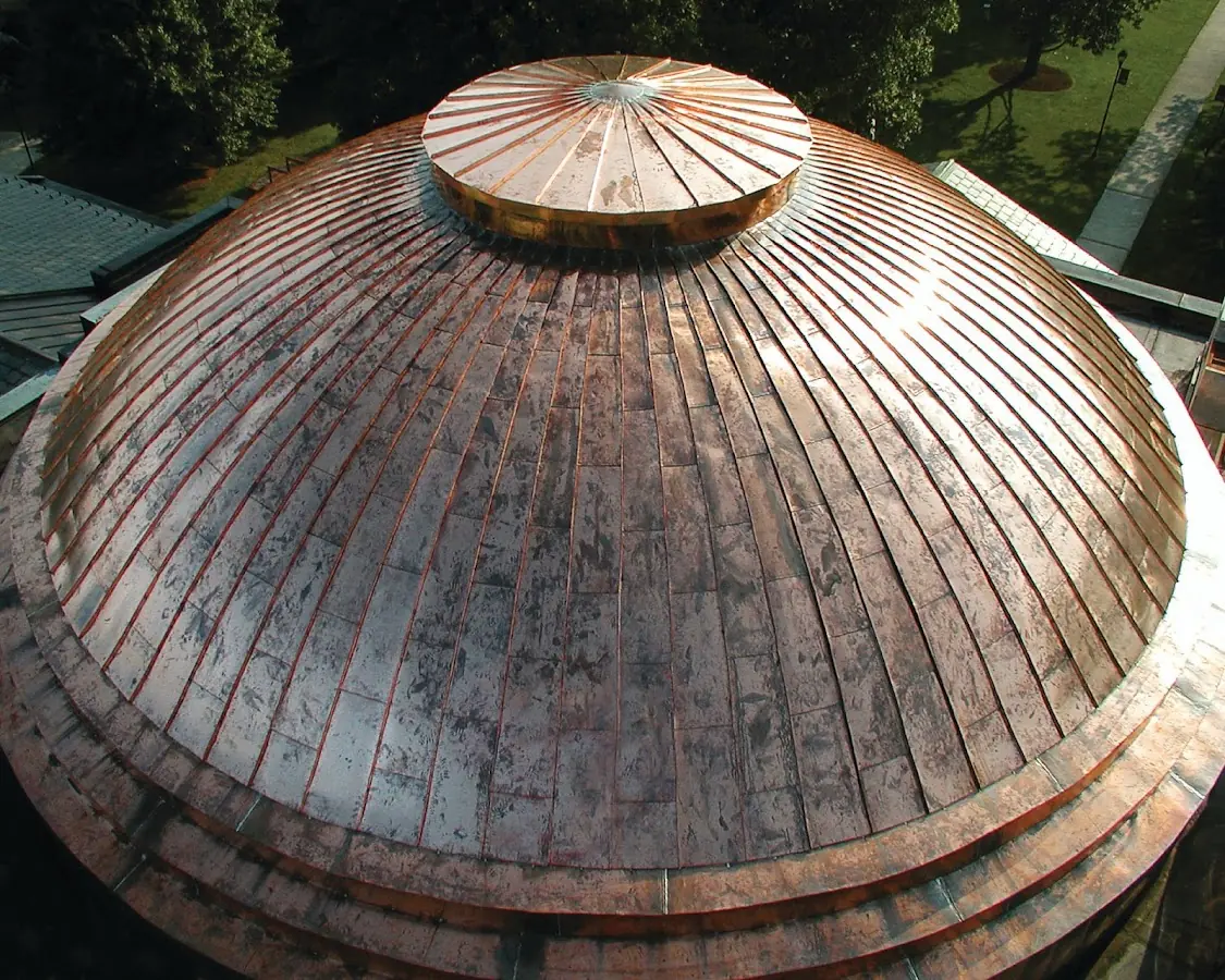 Craftsman Roofing crew installing a new roof in Mercer Square